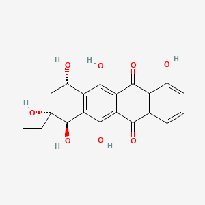 molecular formula C20H18O8 B3343007 beta-Rhodomycinone CAS No. 5012-65-7