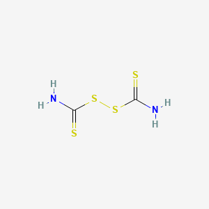 molecular formula C2H4N2S4 B3343092 Thiuram disulfide CAS No. 504-90-5