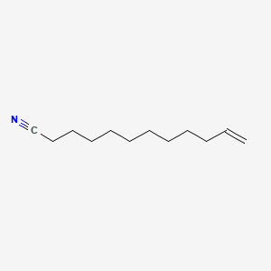 molecular formula C12H21N B3343100 Dodec-11-enenitrile CAS No. 5048-44-2