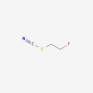 molecular formula C3H4FNS B3343102 2-Fluoroethyl thiocyanate CAS No. 505-13-5