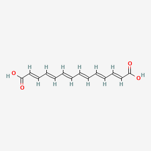 molecular formula C14H14O4 B3343110 Corticrocin CAS No. 505-53-3