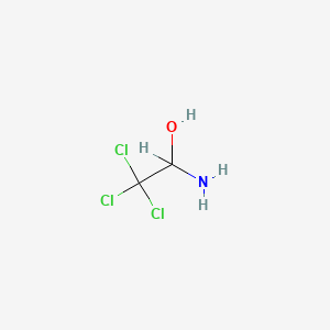 molecular formula C2H4Cl3NO B3343186 氯胺 CAS No. 507-47-1
