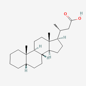 B3343223 Norcholanic acid CAS No. 511-18-2