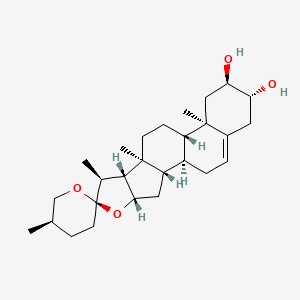 molecular formula C27H42O4 B3343243 Yuccagenin CAS No. 511-97-7