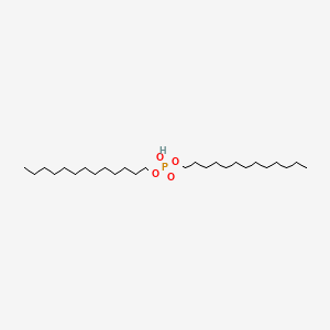 molecular formula C26H55O4P B3343248 Bis(tridecan-1-yl) hydrogen phosphate CAS No. 5116-95-0