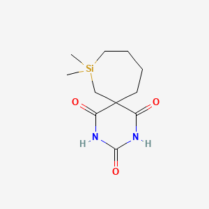 8,8-Dimethyl-2,4-diaza-8-silaspiro[5.6]dodecane-1,3,5-trione