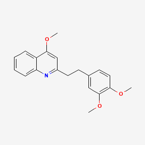 2-[2-(3,4-Dimethoxyphenyl)ethyl]-4-methoxyquinoline