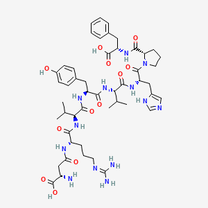 molecular formula C49H69N13O12 B3343447 5-Valyl angiotensin II CAS No. 53-75-8
