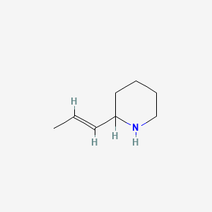 molecular formula C8H15N B3343538 beta-Coniceine CAS No. 538-90-9