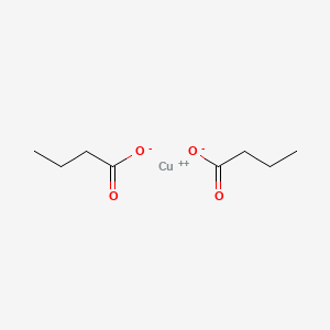 molecular formula C8H14CuO4 B3343564 Cupric butyrate CAS No. 540-16-9