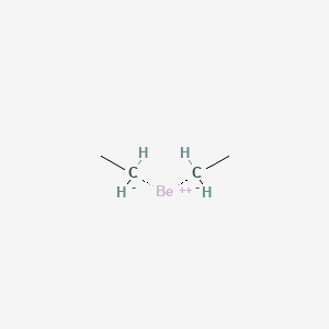 molecular formula C4H10Be B3343575 Beryllium ethane CAS No. 542-63-2