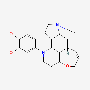 molecular formula C23H28N2O3 B3343594 Brucidine CAS No. 545-64-2