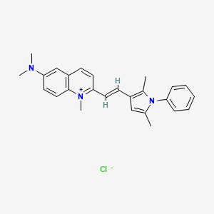 molecular formula C26H28ClN3 B3343628 吡维溴铵 CAS No. 548-84-5