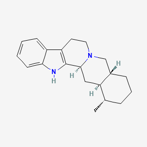 molecular formula C20H26N2 B3343642 Yohimban, 16-alpha-methyl- CAS No. 549-76-8