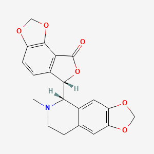 molecular formula C20H17NO6 B3343675 Adlumidine CAS No. 550-49-2