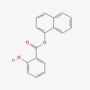 molecular formula C17H12O3 B3343683 1-Naphthyl salicylate CAS No. 550-97-0