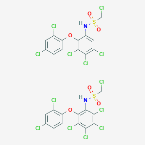 molecular formula C26H13Cl13N2O6S2 B3343690 Eulan WA new CAS No. 55069-01-7