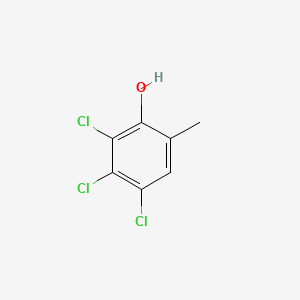 molecular formula C7H5Cl3O B3343707 2,3,4-Trichloro-6-methylphenol CAS No. 551-78-0