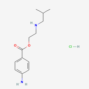 molecular formula C13H21ClN2O2 B3343729 Butethamine hydrochloride CAS No. 553-68-4