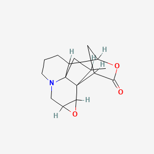 molecular formula C16H21NO3 B3343749 Annotinine CAS No. 559-49-9
