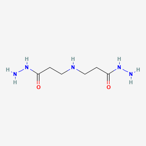 molecular formula C6H15N5O2 B3343751 3,3'-Iminobis(propionohydrazide) CAS No. 56-15-5