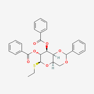 molecular formula C29H28O7S B3343764 Ethyl 2,3-di-o-benzoyl-4,6-o-benzylidene-beta-d-thiogalactopyranoside CAS No. 56119-30-3