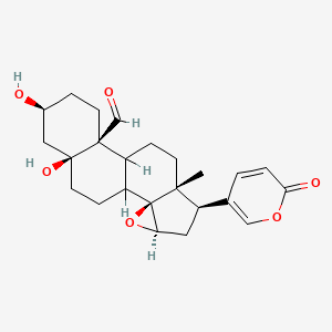 molecular formula C24H30O6 B3343778 Bufotalinin CAS No. 562-21-0