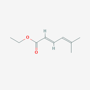 molecular formula C9H14O2 B033438 Ethyl (2E)-5-methylhexa-2,4-dienoate CAS No. 10231-96-6