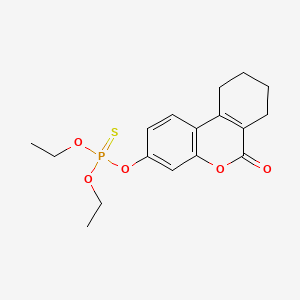 molecular formula C17H21O5PS B3343817 Coumithoate CAS No. 572-48-5