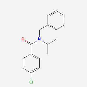 Benzamide, 4-chloro-N-(1-methylethyl)-N-(phenylmethyl)-