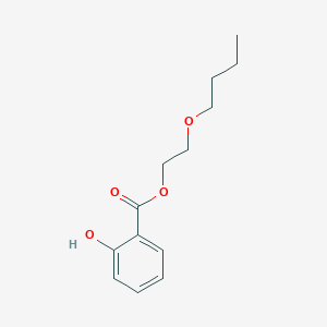 molecular formula C13H18O4 B3343850 2-Butoxyethyl 2-hydroxybenzoate CAS No. 575-83-7