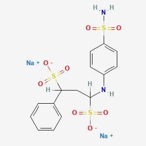 molecular formula C15H16N2Na2O8S3 B3343851 Noprylsulfamide CAS No. 576-97-6