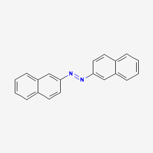 molecular formula C20H14N2 B3343862 2,2'-Azonaphthalene CAS No. 582-08-1