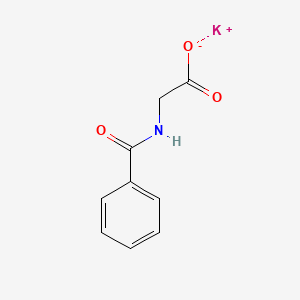 molecular formula C9H8KNO3 B3343875 Potassium hippurate CAS No. 583-10-8
