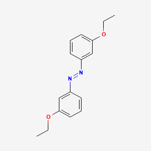 molecular formula C16H18N2O2 B3343915 Diazene, bis(3-ethoxyphenyl)- CAS No. 588-02-3