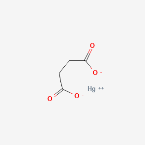 molecular formula C4H4HgO4 B3343926 Mercury succinate CAS No. 589-65-1