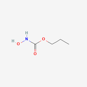 molecular formula C4H9NO3 B3343932 Propyl hydroxycarbamate CAS No. 589-85-5