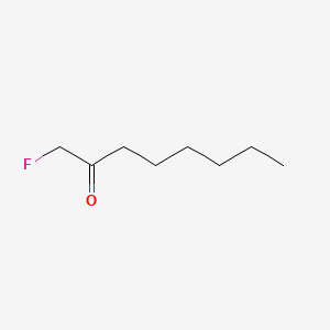 molecular formula C8H15FO B3343953 2-Octanone, 1-fluoro- CAS No. 590-05-6