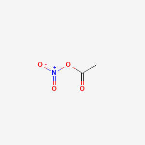 molecular formula C2H3NO4 B3343971 Acetyl nitrate CAS No. 591-09-3