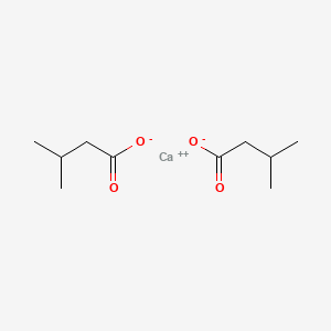 molecular formula C10H18CaO4 B3343974 Calcium diisovalerate CAS No. 591-61-7