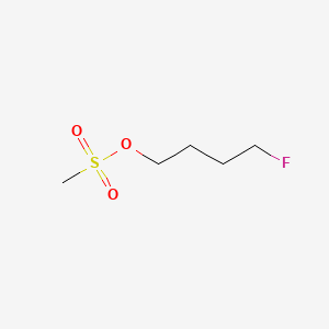 molecular formula C5H11FO3S B3344005 4-Fluorobutyl methanesulfonate CAS No. 592-61-0