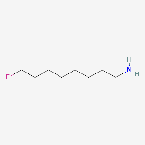molecular formula C8H18FN B3344031 8-Fluorooctylamine CAS No. 593-16-8