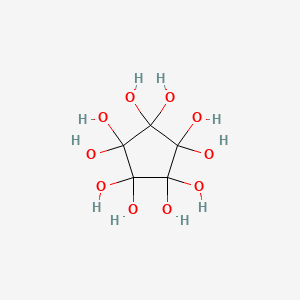 molecular formula C5H10O10 B3344100 Cyclopentanedecol CAS No. 595-03-9