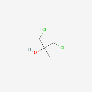molecular formula C4H8Cl2O B3344119 1,3-Dichloro-2-methyl-2-propanol CAS No. 597-32-0