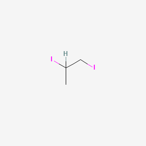 molecular formula C3H6I2 B3344142 1,2-Diiodopropane CAS No. 598-29-8