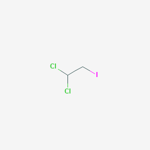 molecular formula C2H3Cl2I B3344150 1,1-Dichloro-2-iodoethane CAS No. 598-37-8