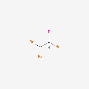 molecular formula C2H2Br3F B3344174 1,1,2-Tribromo-2-fluoroethane CAS No. 598-67-4