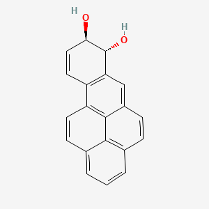 molecular formula C20H14O2 B3344194 (-)-trans-7,8-Dihydroxy-7,8-dihydrobenzo(a)pyrene CAS No. 60864-95-1
