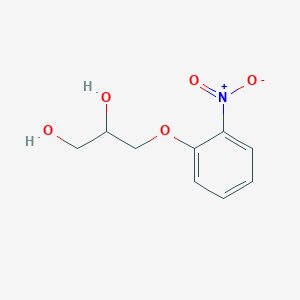 molecular formula C9H11NO5 B3344215 3-(2-Nitrophenoxy)propane-1,2-diol CAS No. 61396-67-6