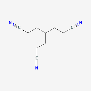 molecular formula C10H13N3 B3344217 4-(2-Cyanoethyl)heptanedinitrile CAS No. 61582-70-5